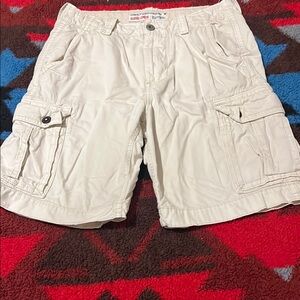 Classic Beige Cargo Shorts for Men